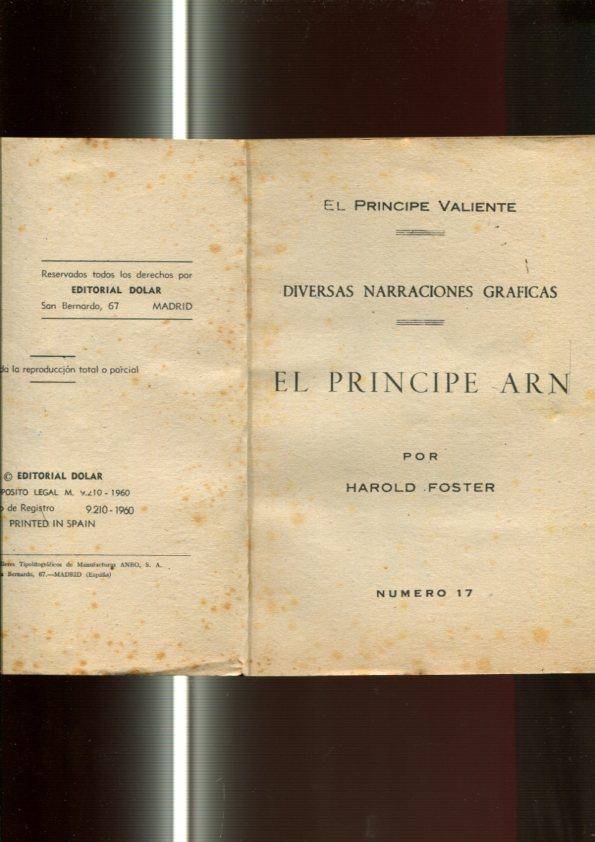 serie Sepia: El Principe Valiente numero 17: El principe Arn (no conserva la cubierta)