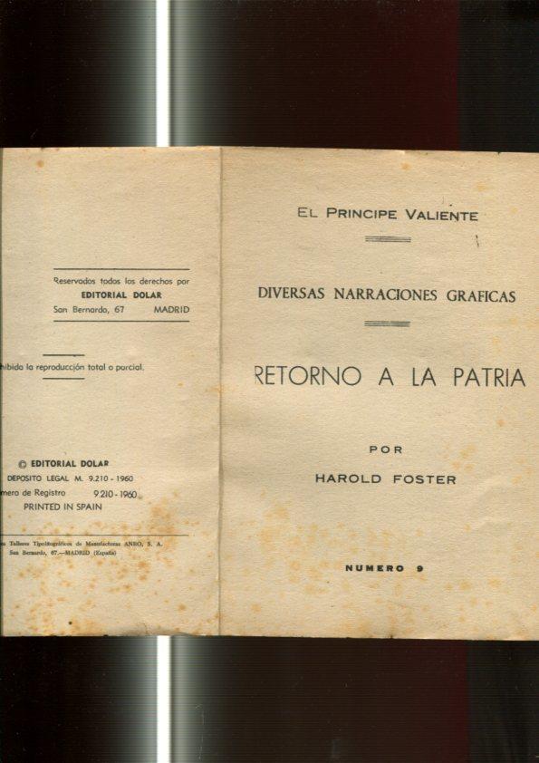 serie Sepia: El Principe Valiente numero 09: Retorno a la patria