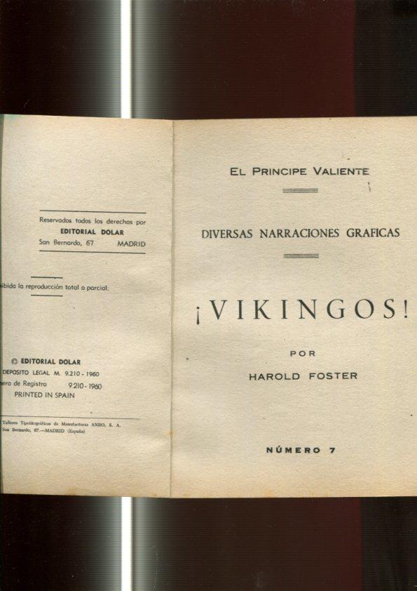serie Sepia: El Principe Valiente numero 07: Vikingos