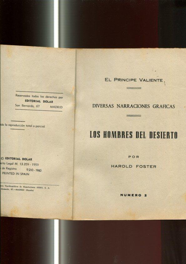 serie Sepia: El Principe Valiente numero 02: Los hombres del desierto