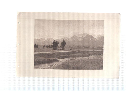 Ceskoslovenske Statni Drahy: Vysoke Tatry: lamina numerada 01: Tatras vus de Batizovce