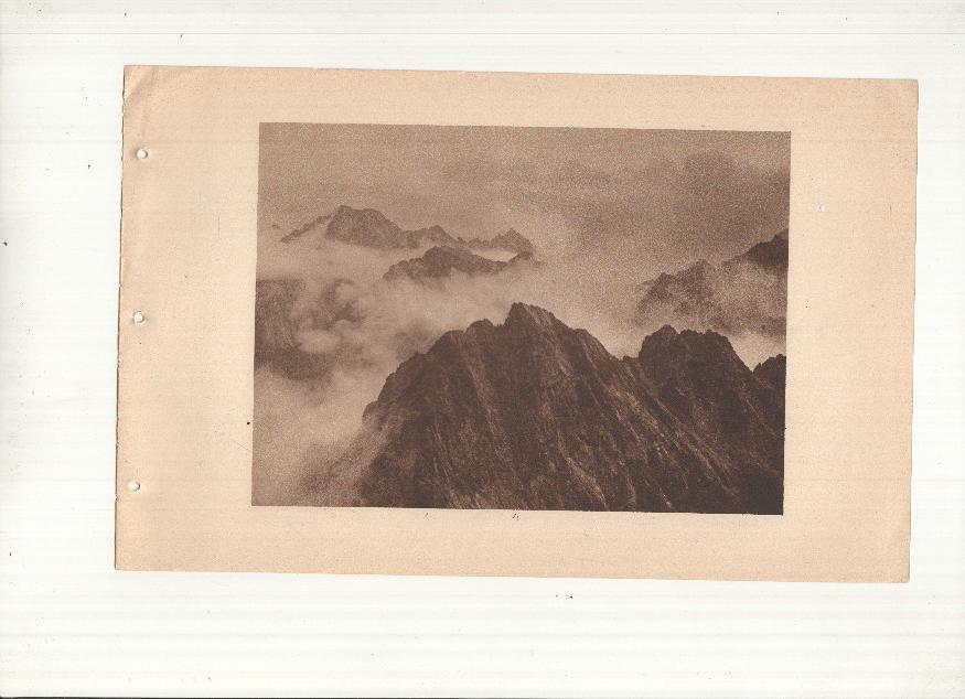 Ceskoslovenske Statni Drahy: Vysoke Tatry: lamina numerada 04: Vue de Velka Vysoka