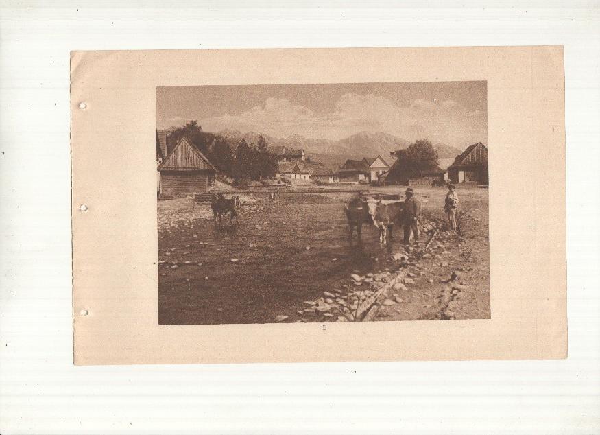 Ceskoslovenske Statni Drahy: Vysoke Tatry: lamina numerada 06: Vazec pod Krivañom