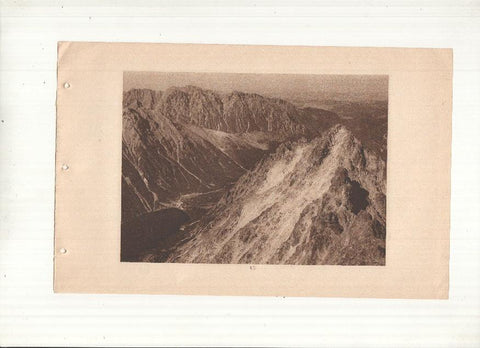 Ceskoslovenske Statni Drahy: Vysoke Tatry: lamina numerada 10: Zabi kun a Rysy