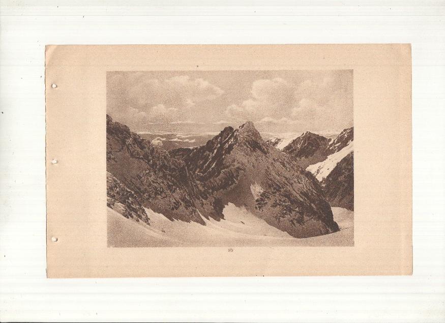 Ceskoslovenske Statni Drahy: Vysoke Tatry: lamina numerada 18.: Vue de Rysy