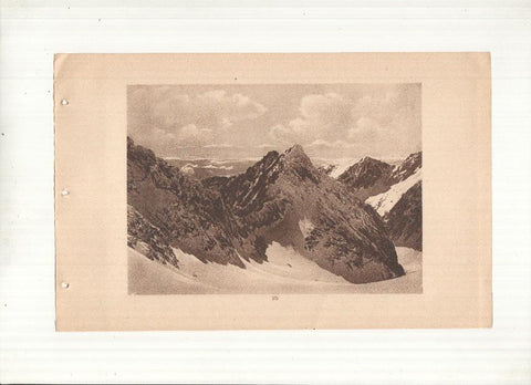 Ceskoslovenske Statni Drahy: Vysoke Tatry: lamina numerada 18.: Vue de Rysy