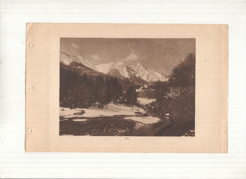 Ceskoslovenske Statni Drahy: Vysoke Tatry: lamina numerada 22: Zdiar a Javorina