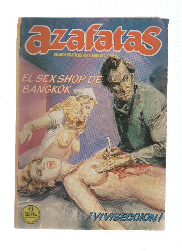 AZAFATAS, Numero 23: El Sexshop de Bangkok / Viviseccion (Zinco 1985)