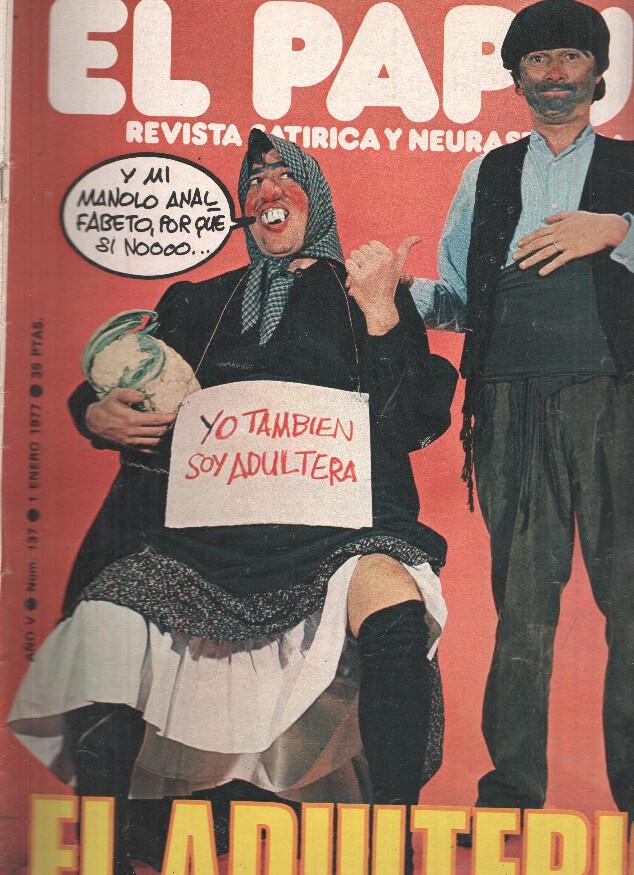 Revista: EL PAPUS, Año V, Numero 137: El Adulterio (01 Enero 1977)