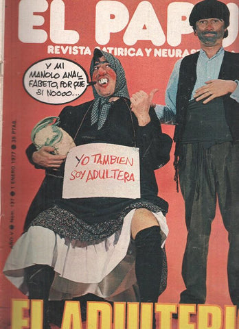 Revista: EL PAPUS, Año V, Numero 137: El Adulterio (01 Enero 1977)