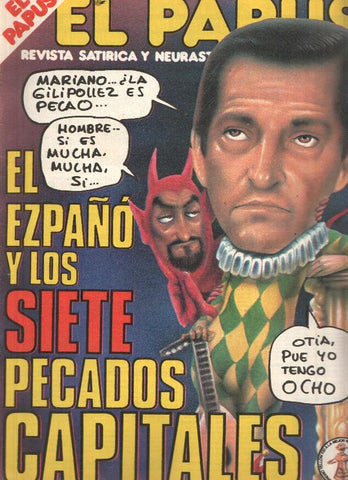 Revista: EL PAPUS, Año VIII, Numero 342: Los 7 Pecados Capitales (06 Diciembre 1980)