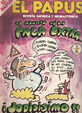 Revista: EL PAPUS, Año VIII, Numero 344: El Asunto de la Paga Extra (20 Diciembre 1980)