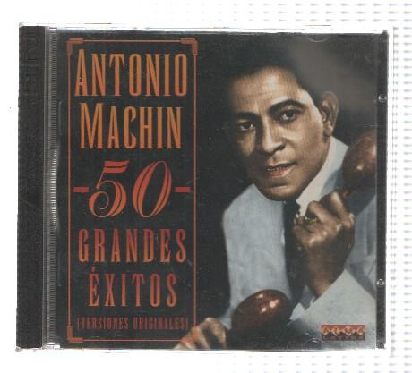 CD-Musica: ANTONIO MACHIN - 50 GRANDES EXITOS / Recopilatorio Doble CD (Alma Latina 1995)