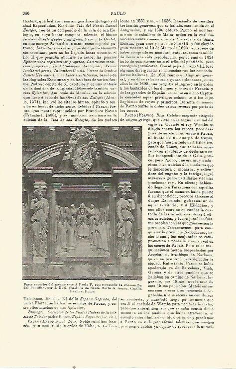 LAMINA ESPASA 23841: Monumento a Paulo V en EL Vaticano