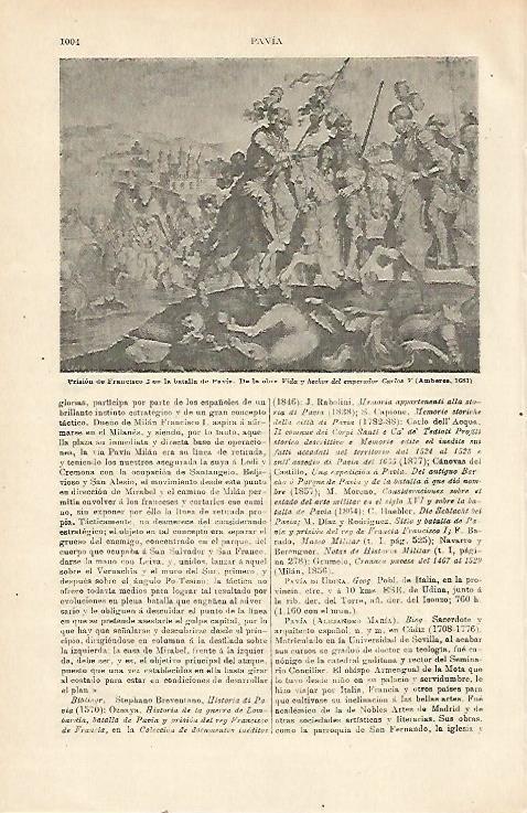 LAMINA ESPASA 23852: Prision de Francisco en la batalla de Pavia