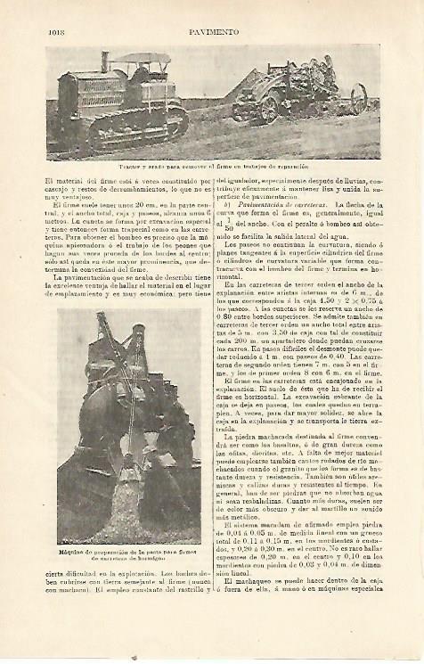 LAMINA ESPASA 23857: Maquina de reparacion de pavimento