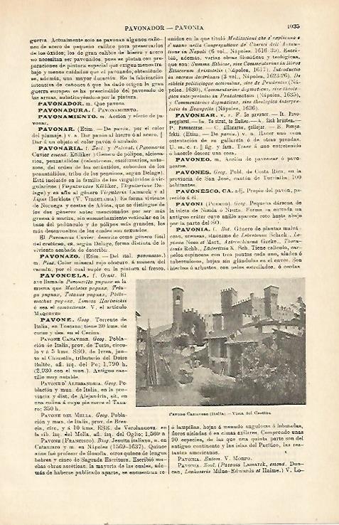 LAMINA ESPASA 23859: Castillo de Pavone Canavese en Italia