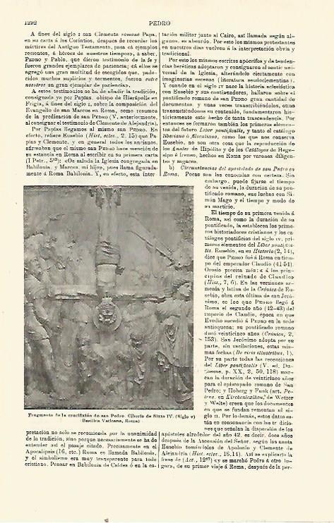 LAMINA ESPASA 23906: Crucifixion de San Pedro