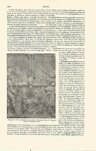 LAMINA ESPASA 23906: Crucifixion de San Pedro