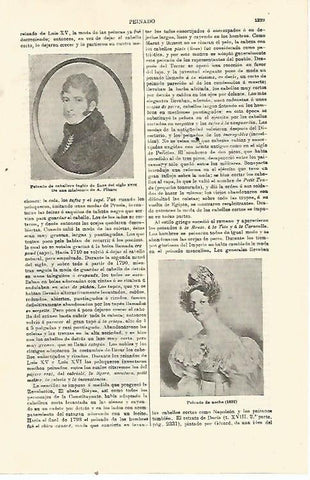 LAMINA ESPASA 23922: Peinado de caballero y de noche