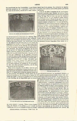 LAMINA ESPASA 23926: Peinetas (5 modelos diferentes)