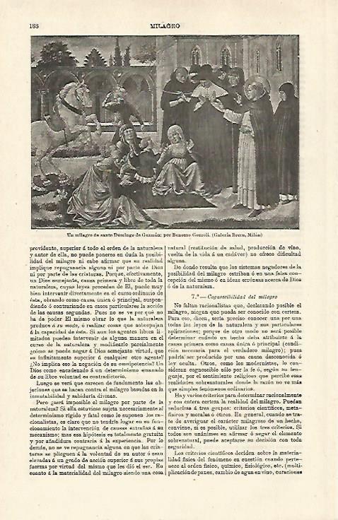 LAMINA ESPASA 23968: Un milagro de Santo Domingo en Milan