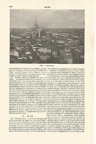 LAMINA ESPASA 23973: Vista parcial de Milan