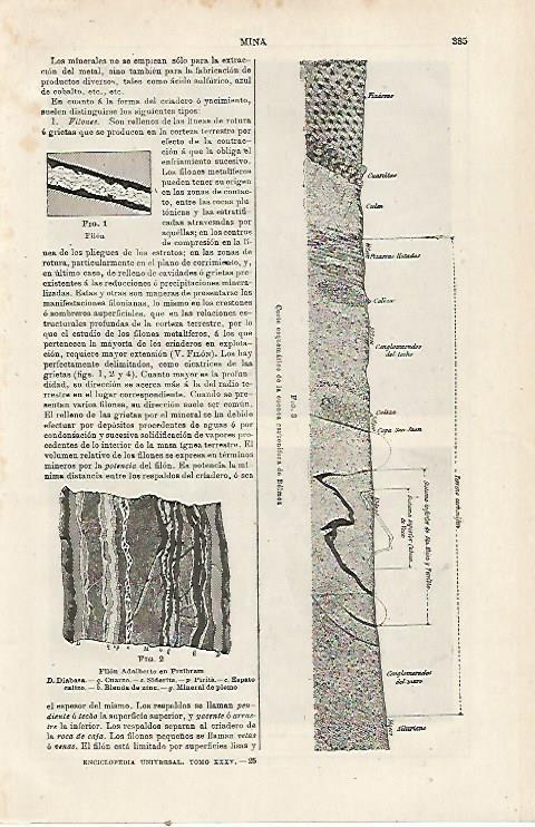 LAMINA ESPASA 24000: Cuenca carbonifera de Belmez