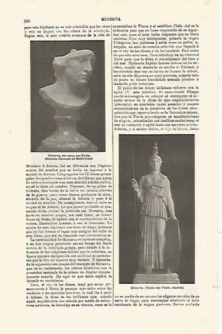 LAMINA ESPASA 24020: Minerva por Rodin