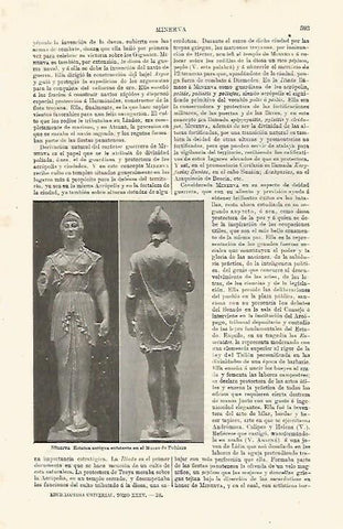 LAMINA ESPASA 24024:Minerva del Museo de Poitiers