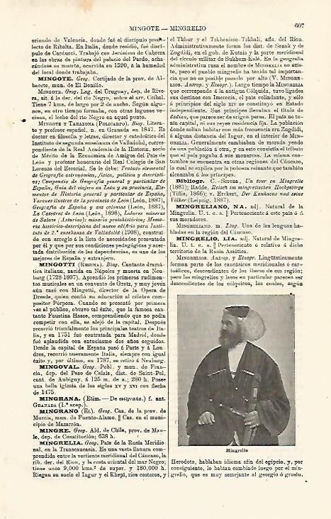 LAMINA ESPASA 24029: Mingrelio