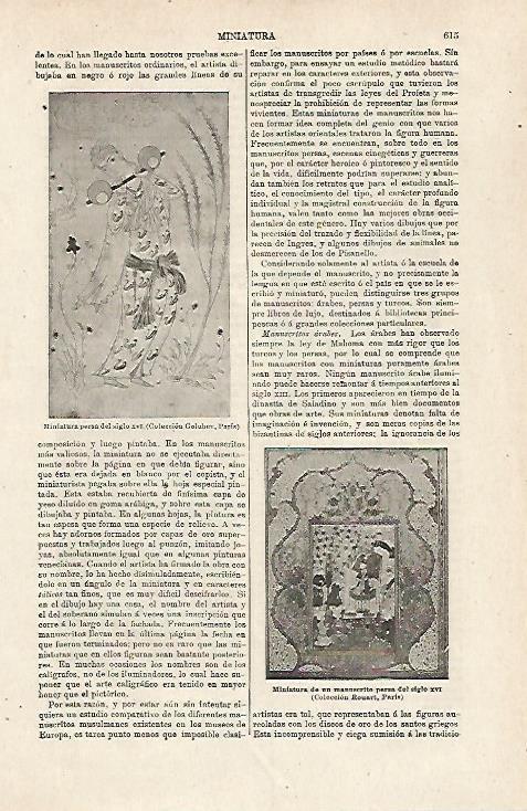 LAMINA ESPASA 24033: Miniatrura persa del siglo XVI