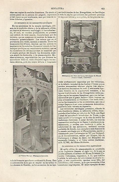 LAMINA ESPASA 24037: El Padre Eterno miniatura francesa