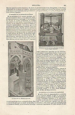 LAMINA ESPASA 24037: El Padre Eterno miniatura francesa