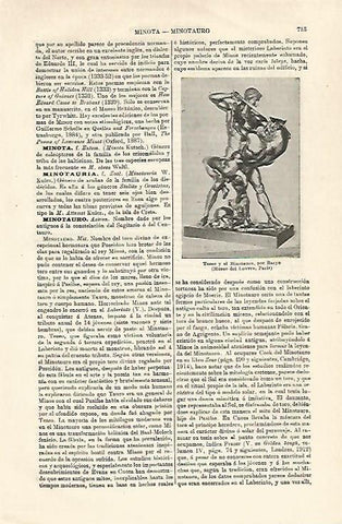 LAMINA ESPASA 24053: Teseo y el Minotauro por Barye