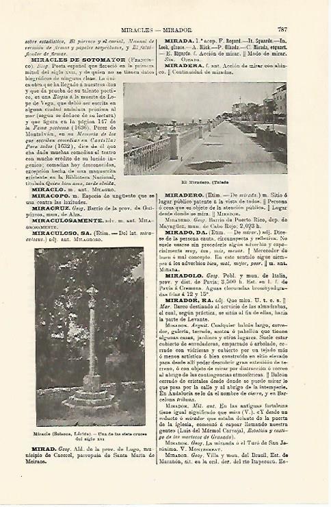 LAMINA ESPASA 24064: El Miradero de Toledo