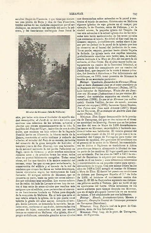 LAMINA ESPASA 24069: Mirador de Miramar en Mallorca
