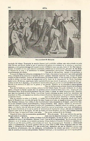 LAMINA ESPASA 24087: Misa pontificial: elevacion