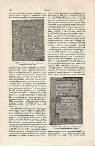 LAMINA ESPASA 24090: Misal de Saint Denis