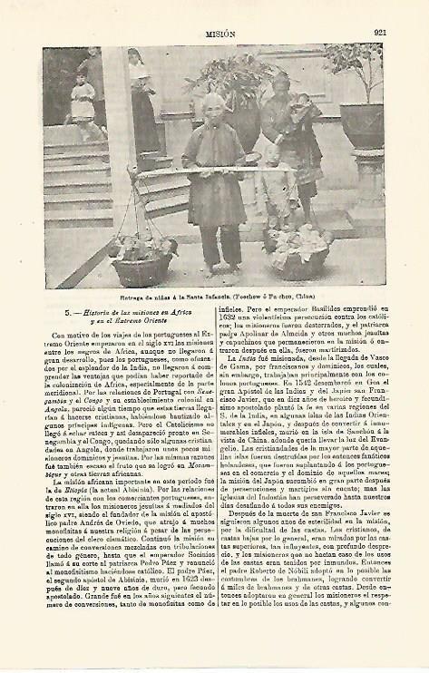LAMINA ESPASA 24098: Entrega de niñas a la Santa Infancia en China