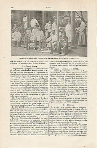 LAMINA ESPASA 24103: Colegiatas tartaras tejiendo en Fu-Cheu (China)
