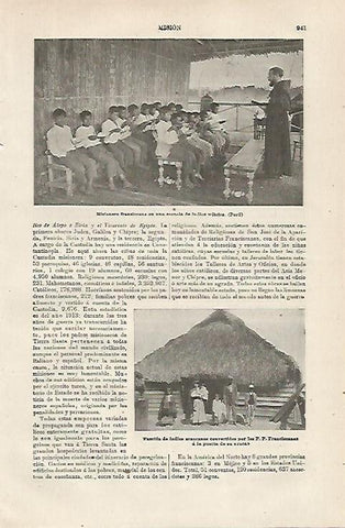 LAMINA ESPASA 24108: Misionero franciscano en Peru