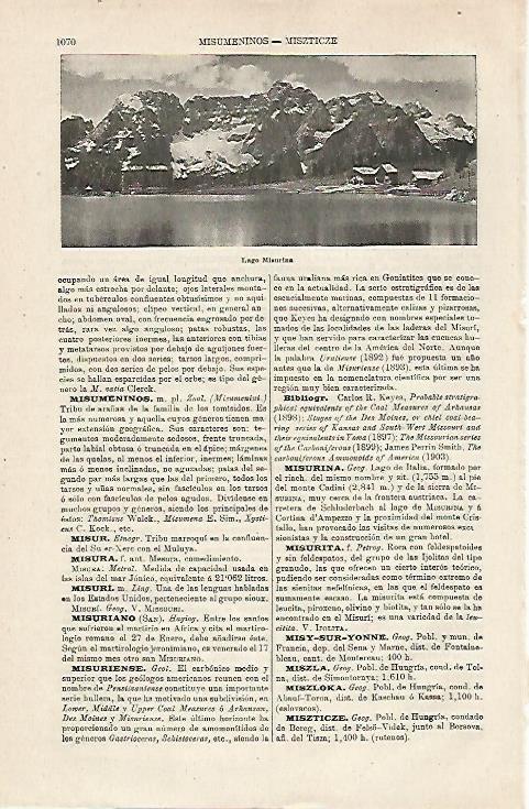 LAMINA ESPASA 24134: Lago Misurina