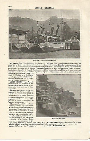LAMINA ESPASA 24147: Barco de recreo en Muiyajima