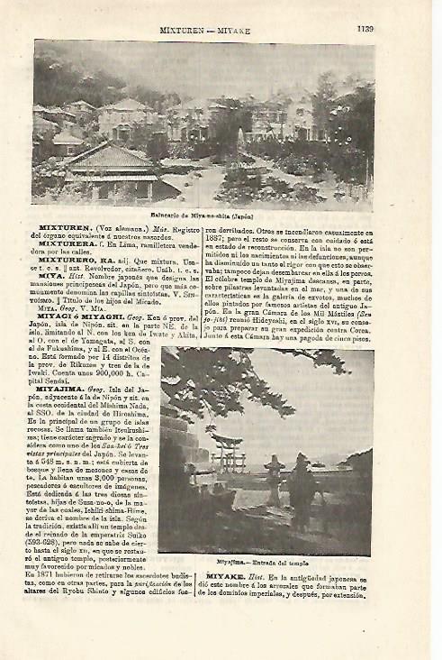 LAMINA ESPASA 24148: Balneario de Miya-no-shita en Japon