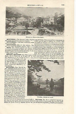 LAMINA ESPASA 24148: Balneario de Miya-no-shita en Japon