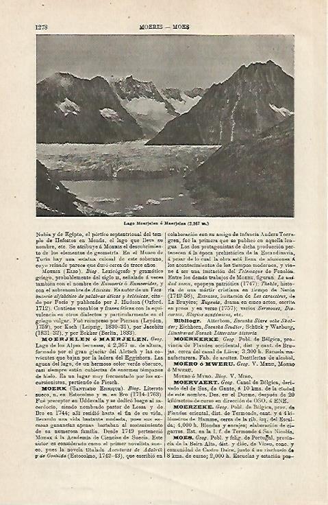 LAMINA ESPASA 24163: Lago Moerjelen
