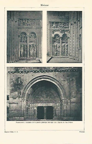 LAMINA ESPASA 24181: Iglesia de San Pedro de Moissac