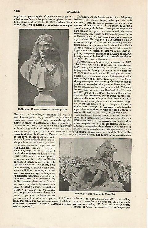 LAMINA ESPASA 24191: Moliere por Hudson