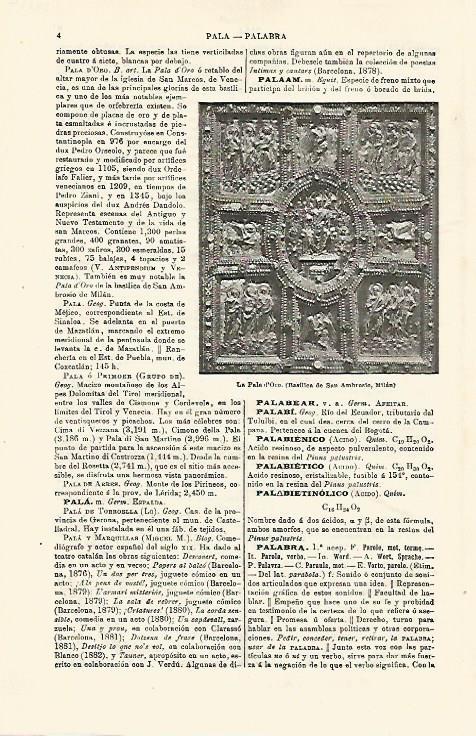 LAMINA ESPASA 24229: La Pala d Oro en Milan